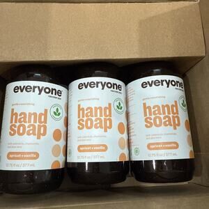 3 Pack Everyone Hand Soap Apricot & Vanilla 12.75 Oz